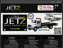 Tablet Screenshot of jetzauto.com